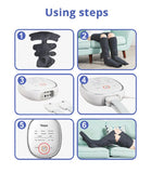 Vayu Leg Air Compression Massager Heated for Foot and Calf Thigh Circulation with Handheld Controller 2 Modes 3 Intensities