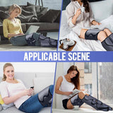Vayu Leg Air Compression Massager Heated for Foot and Calf Thigh Circulation with Handheld Controller 2 Modes 3 Intensities
