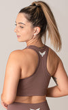 Vayu Affirm,Mid Seamless SPORTS BRA single - GRAY  | PINK  | COFFEE BROWN