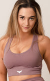 Vayu Affirm,Mid Seamless SPORTS BRA single - GRAY  | PINK  | COFFEE BROWN